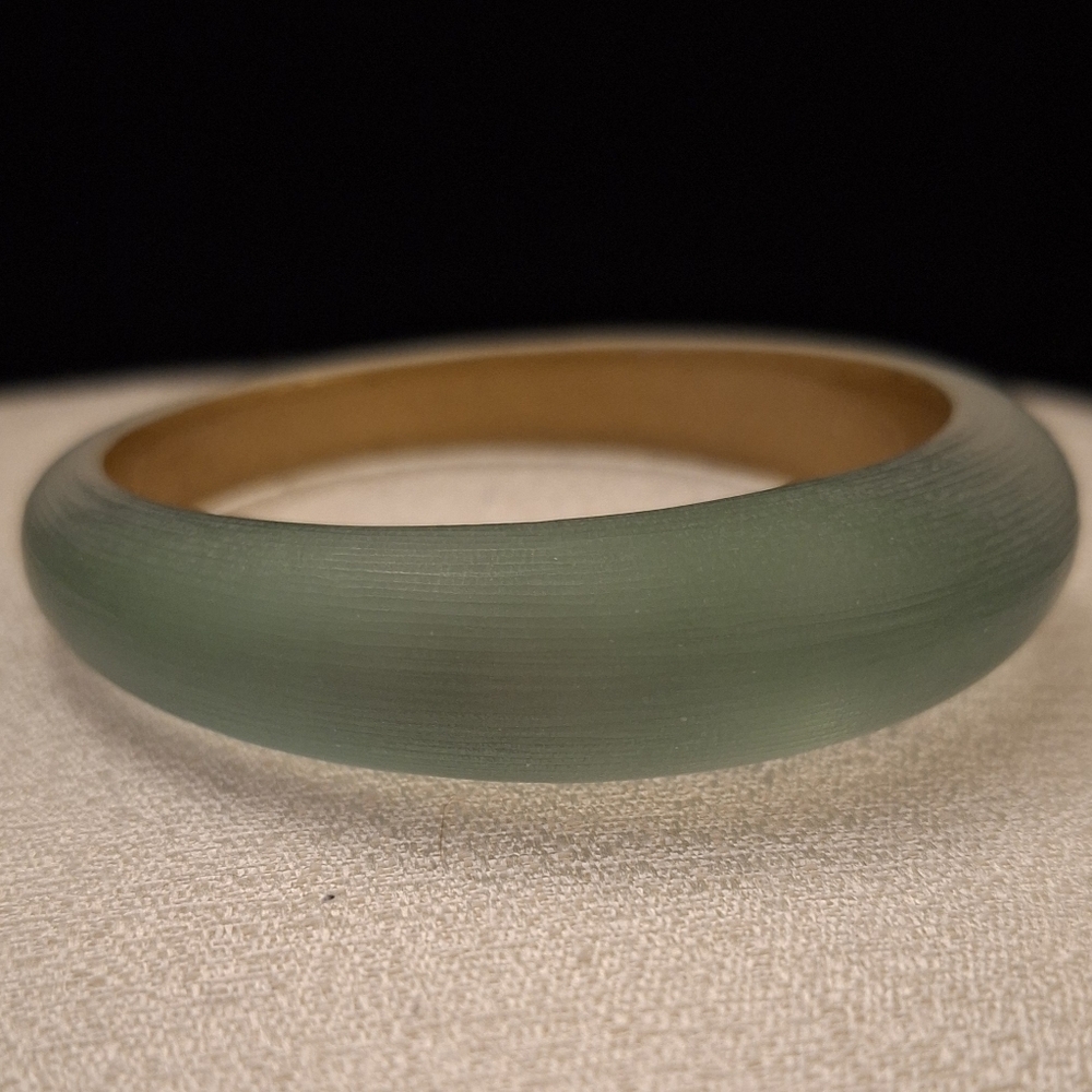 Alexis Bittar Mint Green Lucite Bangle Bracelet - Picture 4 of 4
